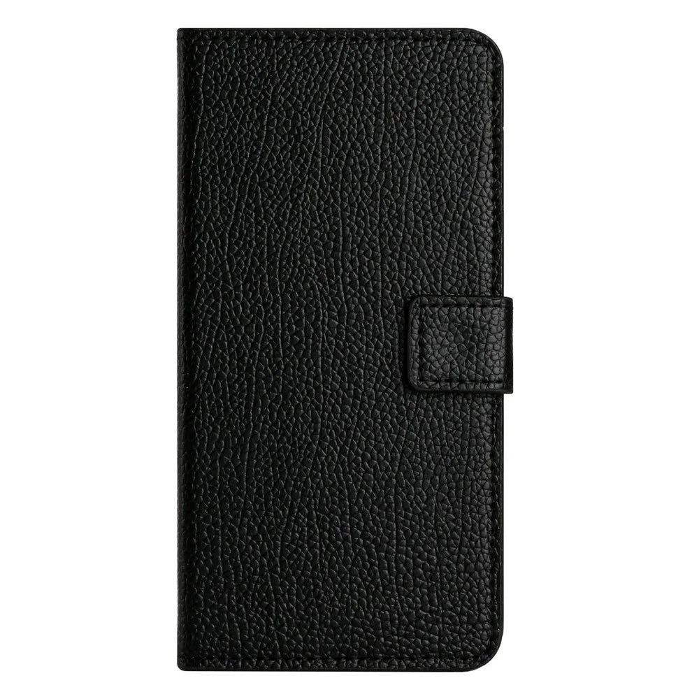 For Samsung Galaxy A56 5G / M56 5G Case PU Leather Wallet Phone Cover Litchi Texture, Black - 4