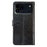 For iPhone 18 Pro Max / 17 Pro Max Wallet Case Glitter Anti-Scratch Leather Stand Phone Cover with Strap - Black - 6