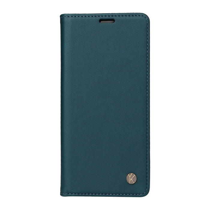 YIKATU For iPhone Air Phone Cases  Magnetic Closure PU Leather Mobile Cover - Green - 6