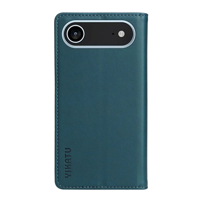 YIKATU For iPhone Air Phone Cases  Magnetic Closure PU Leather Mobile Cover - Green - 7