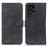 KHAZNEH For Samsung Galaxy S23 Ultra Retro Texture PU Leather Phone Cover Drop-proof Protective Wallet Stand Case - Black - 1