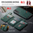 MAGKING K3 Series For Samsung Galaxy S25 Edge Magnetic Case Wallet PC + TPU + PU Phone Cover - Green - 6