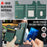 MAGKING K3 Series For Samsung Galaxy S25 Edge Magnetic Case Wallet PC + TPU + PU Phone Cover - Green - 7