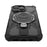For iPhone 15 Pro Magnetic Case Rotating Metal Kickstand Shockproof PC + TPU Phone Back Cover - Black - 5