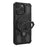 For iPhone 15 Pro Magnetic Case Rotating Metal Kickstand Shockproof PC + TPU Phone Back Cover - Black - 7