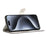 For iPhone Air Wallet Case PU Leather Pattern Printing Stand Phone Cover with Strap - Blue Butterfly - 3