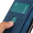 KHAZNEH For Samsung Galaxy S23+ Shockproof PU Leather Case Wallet Stand Retro Texture Phone Cover - Blue - 4
