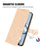 For FOSSiBOT S3 Pro 4G Wallet Case Dot Pattern Imprint PU Leather Phone Cover with Wrist Strap - Rose Gold - 5