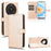For FOSSiBOT S3 Pro 4G Wallet Case Dot Pattern Imprint PU Leather Phone Cover with Wrist Strap - Rose Gold - 6