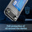 For iPhone Air Clear Case TPU + PC + Acrylic Cell Phone Case with Card Holder - 6