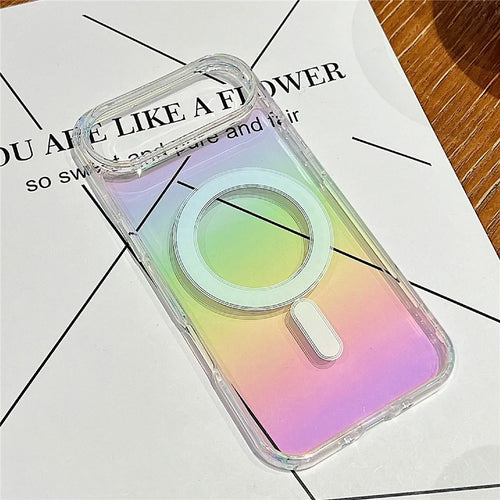 For iPhone Air Case Compatible with MagSafe Acrylic + TPU Gradient Phone Cover - 1