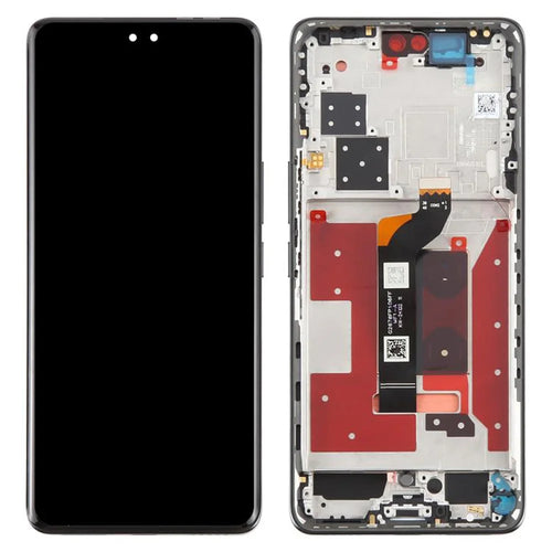 For Honor 200 Pro 5G ELP-AN00, ELP-NX9 OEM Grade S OLED Screen and Digitizer Assembly + Frame (Without Logo) - Black - 1