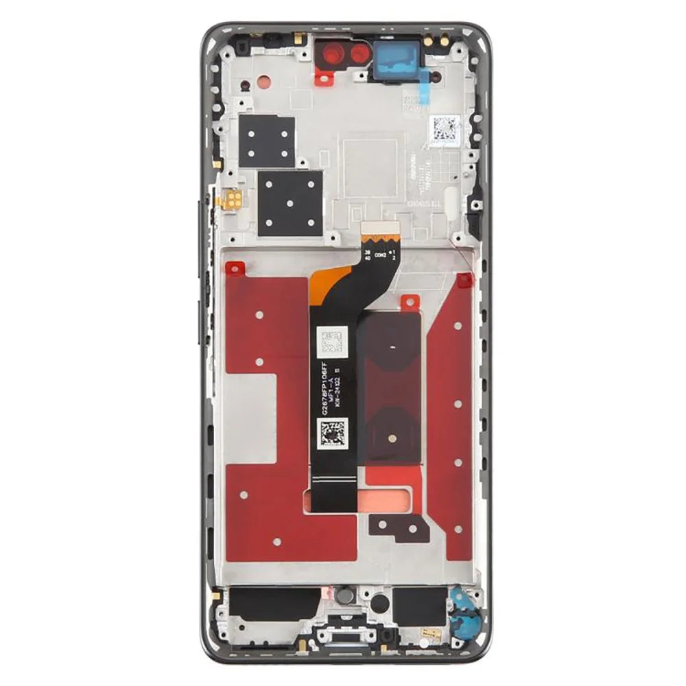 For Honor 200 Pro 5G ELP-AN00, ELP-NX9 OEM Grade S OLED Screen and Digitizer Assembly + Frame (Without Logo) - Black - 3