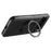 SUTENI G3 For Google Pixel 10 / 10 Pro Magnetic Case Waxy Texture Rotating Kickstand Leather Phone Back Cover - Black - 2