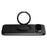SUTENI G3 For Google Pixel 10 Pro XL Magnetic Case Waxy Texture Rotating Kickstand Leather Phone Back Cover - Black - 5