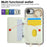 For iPhone 17e / 16e Case Kickstand Rhombus Leather + TPU Phone Cover with Shoulder Strap - Beige - 7
