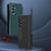 For Samsung Galaxy Z Fold7 5G Case Kickstand PC + PU Leather Folding Phone Cover with Screen Protector and Stylus - Green - 3