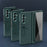 For Samsung Galaxy Z Fold7 5G Case Kickstand PC + PU Leather Folding Phone Cover with Screen Protector and Stylus - Green - 7