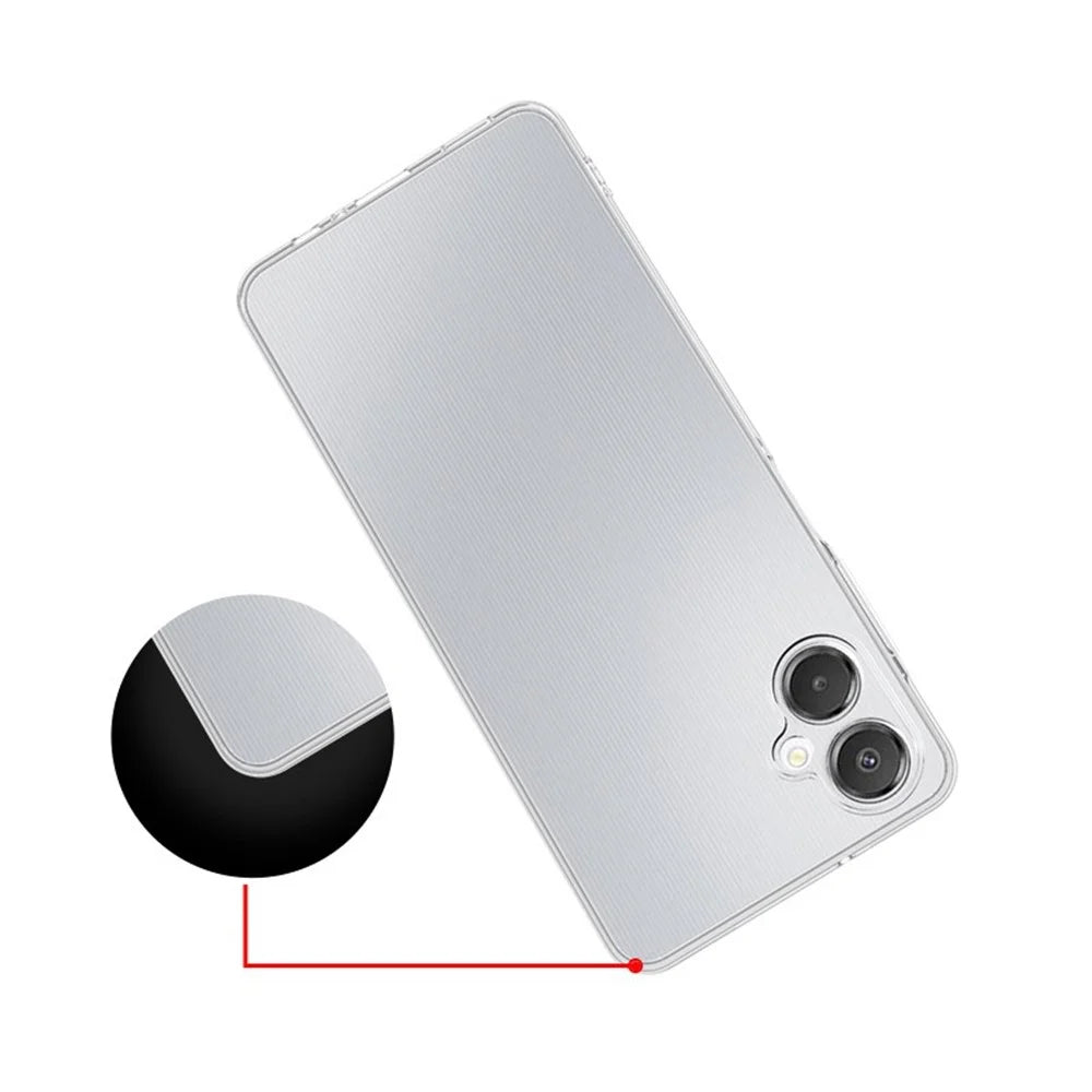 For Samsung Galaxy A08 5G / A08 4G / A07 4G Back Cover Ultra Thin Flexible TPU Clear Phone Case - 3