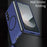 For Samsung Galaxy Z Fold7 5G Magnetic Case Skin-Touch Matte Hard PC Phone Cover - Sapphire - 3