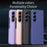 For Samsung Galaxy Z Fold7 5G Magnetic Case Skin-Touch Matte Hard PC Phone Cover - Sapphire - 7