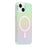For iPhone 14 Plus Slim Case Acrylic + TPU Gradient Phone Cover Compatible with MagSafe - 1