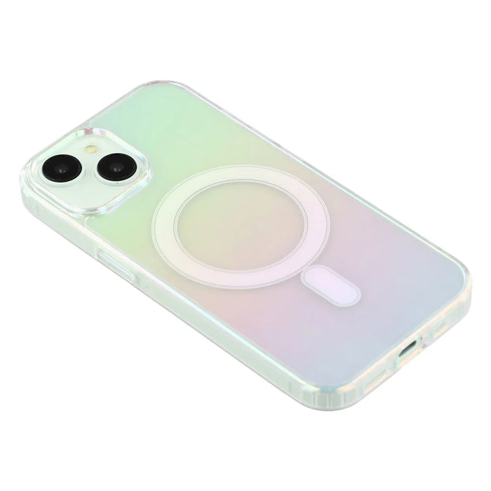 For iPhone 14 Plus Slim Case Acrylic + TPU Gradient Phone Cover Compatible with MagSafe - 4