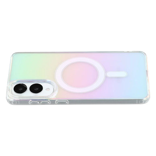 For Samsung Galaxy S25 Edge Magnetic Case Acrylic + TPU Gradient Phone Cover - 1