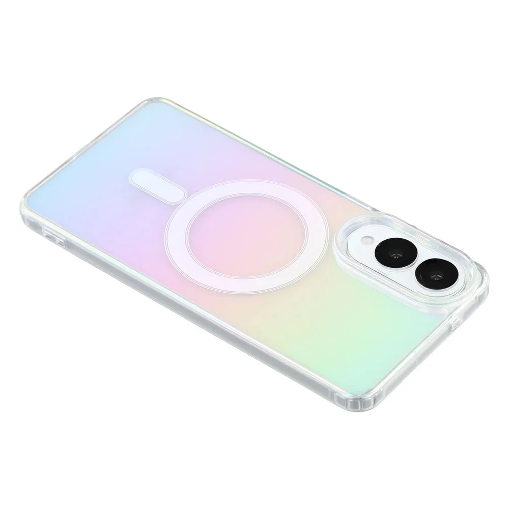 For Samsung Galaxy S25 Edge Magnetic Case Acrylic + TPU Gradient Phone Cover - 4