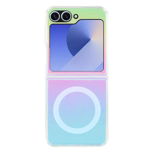 For Samsung Galaxy Z Flip7 FE 5G / Z Flip6 5G Magnetic Case Acrylic + TPU Gradient Phone Cover - 1