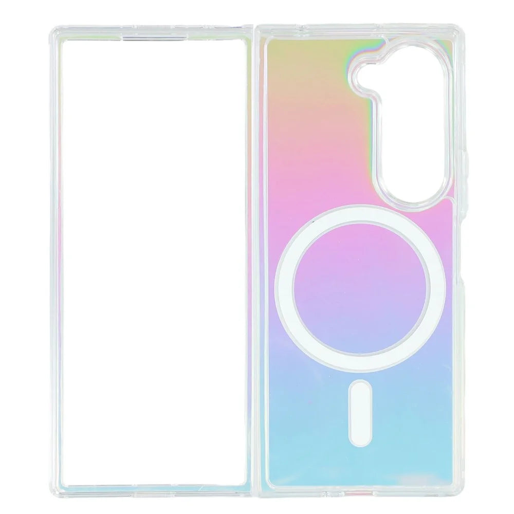 For Samsung Galaxy Z Fold6 5G Magnetic Case Acrylic + TPU Gradient Phone Cover - 2