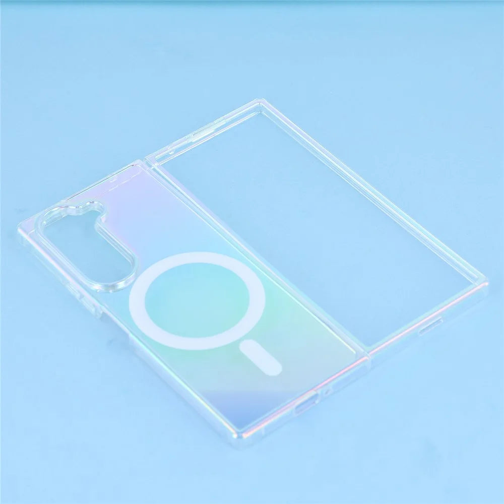 For Samsung Galaxy Z Fold6 5G Magnetic Case Acrylic + TPU Gradient Phone Cover - 4