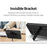 For Samsung Galaxy Z Fold7 5G Case Kickstand Hard PC Slim Phone Cover with Stylus - Black - 7