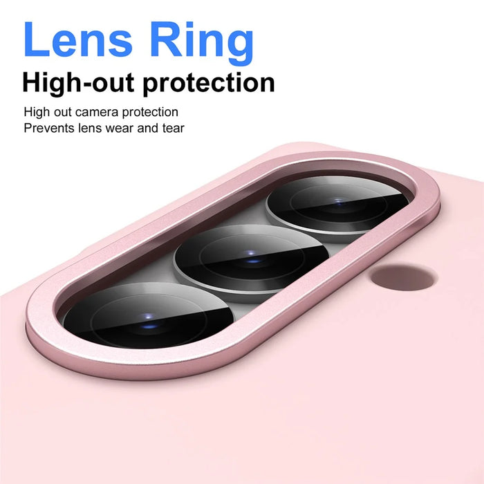 For Samsung Galaxy Z Fold7 5G Case Hard PC Phone Cover with Tempered Glass Film and Stylus - Pink - 4