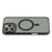 X-LEVEL For iPhone 16 Pro Max Magnetic Case PC TPU Translucent Phone Back Cover - Transparent Black - 1