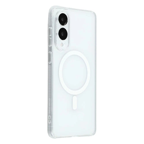 X-LEVEL For Samsung Galaxy S25 Edge Magnetic Case PC TPU Translucent Phone Back Cover - Transparent - 1