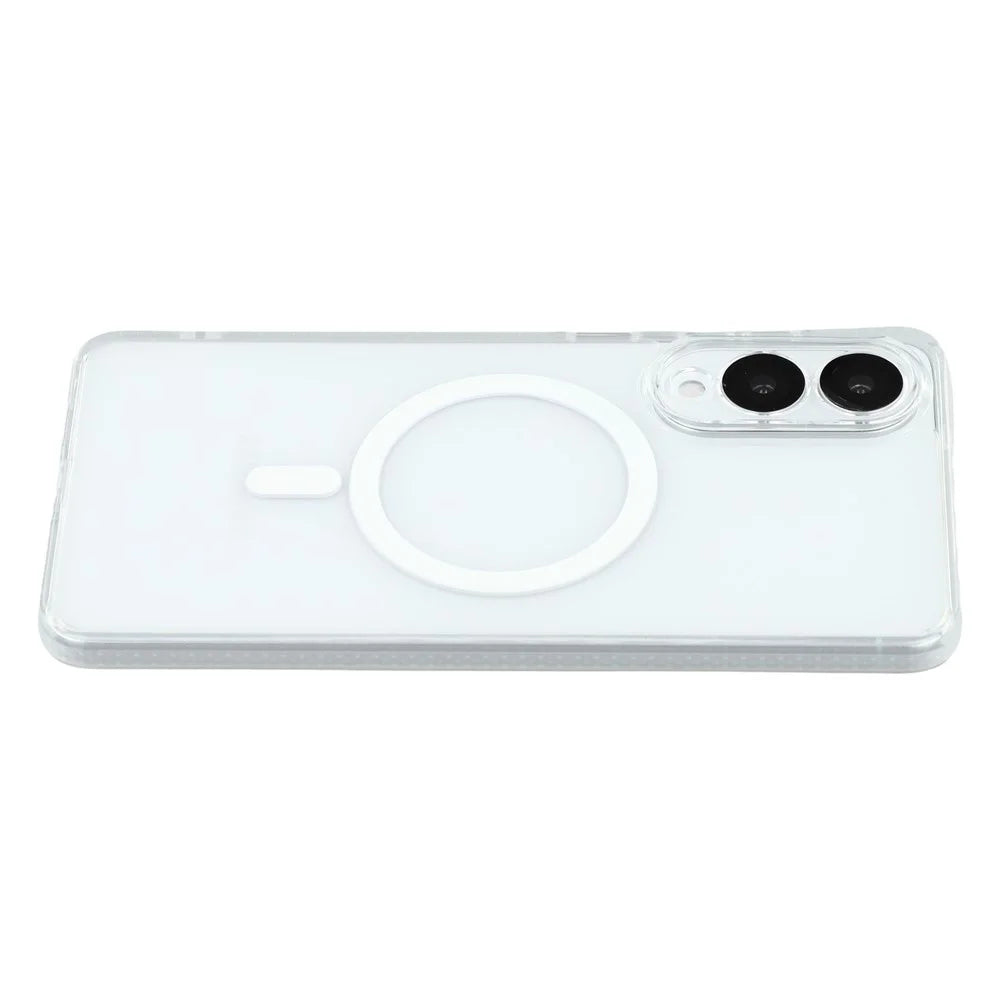 X-LEVEL For Samsung Galaxy S25 Edge Magnetic Case PC TPU Translucent Phone Back Cover - Transparent - 2