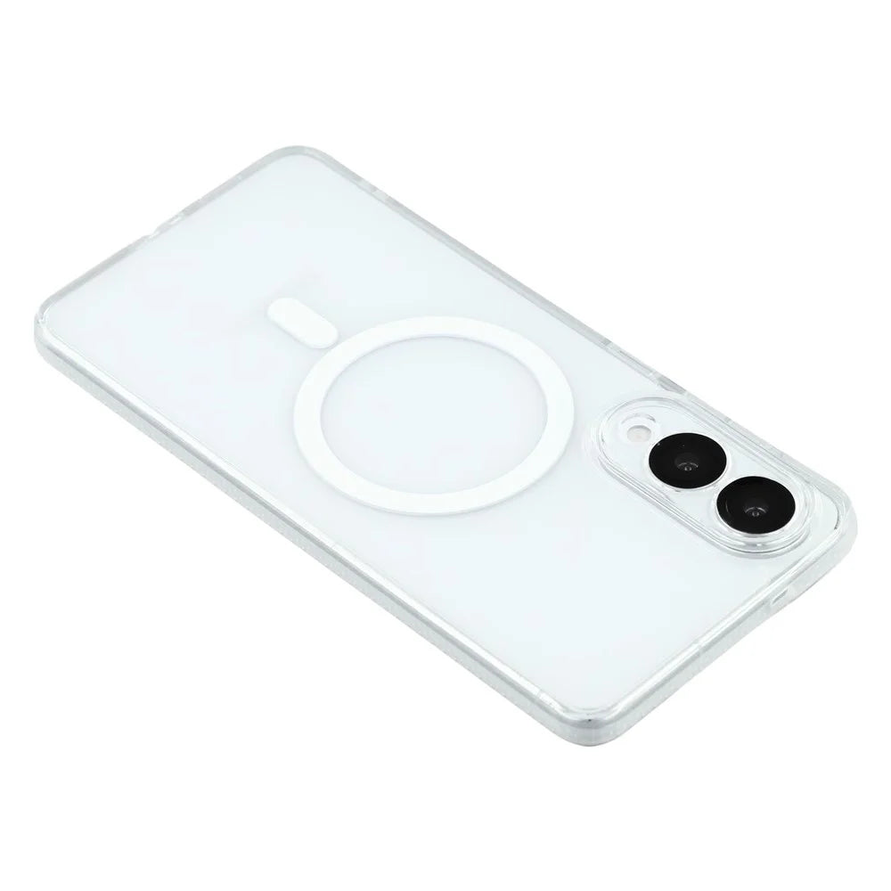 X-LEVEL For Samsung Galaxy S25 Edge Magnetic Case PC TPU Translucent Phone Back Cover - Transparent - 3