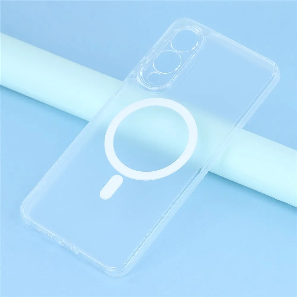 X-LEVEL For Samsung Galaxy S25 Edge Magnetic Case PC TPU Translucent Phone Back Cover - Transparent - 5