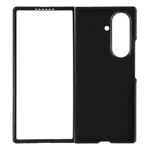 X-LEVEL Bojue-3 Series For Samsung Galaxy Z Fold7 5G Case Leather Coated PC+TPU Phone Back Cover - Black - 2