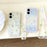 For iPhone 16 Case IMD Cute Cat Design TPU Phone Case with Wrist Strap - Yellow - 5