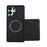 For Samsung Galaxy S25 Ultra Wallet Case Magnetic Detachable PU Leather Phone Cover with 2 Straps - Black - 4