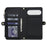 For Google Pixel 9 Pro XL Wallet Case Magnetic Detachable PU Leather Phone Cover with 2 Straps - Black - 3