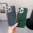 For iPhone 14 Pro Max Anti-dust Nano Electroplating Mahjong Texture Cell Phone Back Cover Genuine Cowhide Leather+PC+TPU Phone Case - Blue - 5