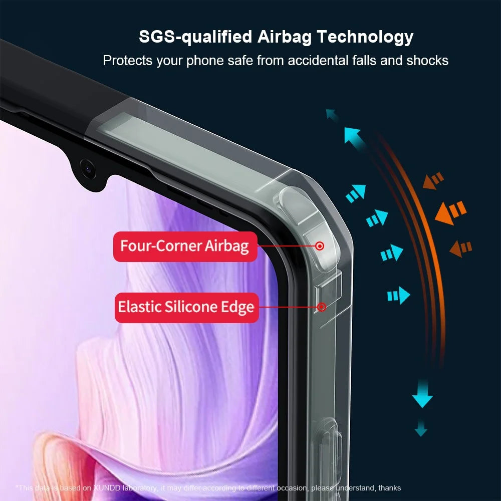 XUNDD For ZTE Blade V70 Max Case Dropproof TPU + Acrylic Clear Back Phone Cover - 5