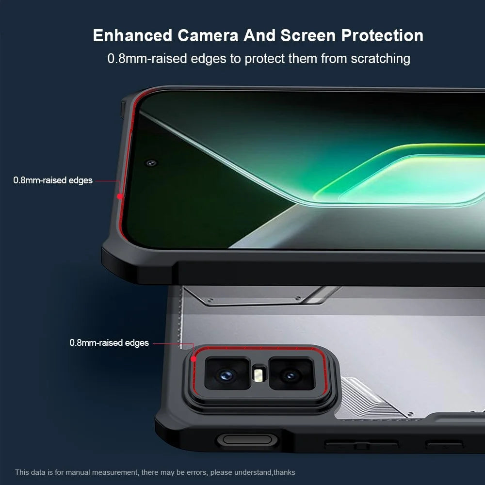 XUNDD For Infinix GT 30 Pro 5G Case Dropproof TPU + Acrylic Clear Back Phone Cover - 4