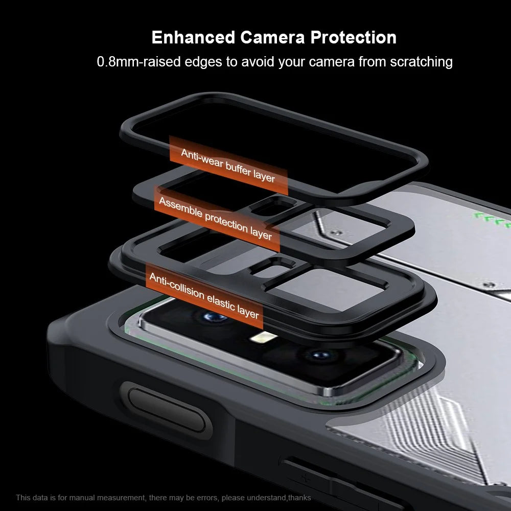XUNDD For Infinix GT 30 Pro 5G Case Dropproof TPU + Acrylic Clear Back Phone Cover - 6