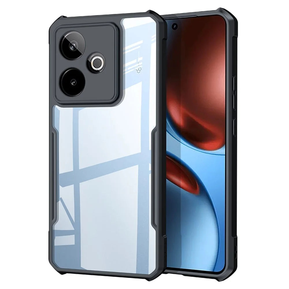 XUNDD For Realme GT 7T 5G  /  GT 7 5G Case Dropproof TPU + Acrylic Clear Back Phone Cover - 1