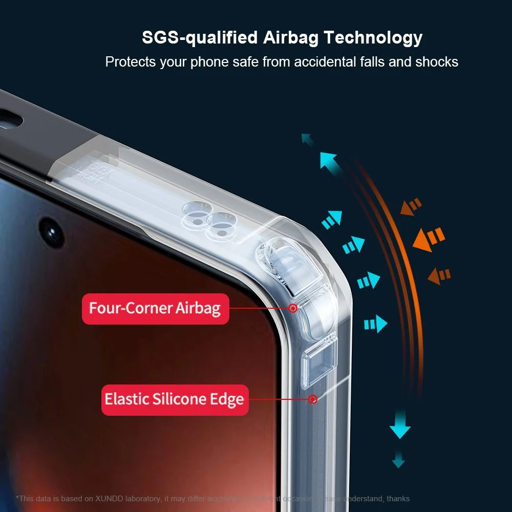 XUNDD For Realme GT 7T 5G  /  GT 7 5G Case Dropproof TPU + Acrylic Clear Back Phone Cover - 5