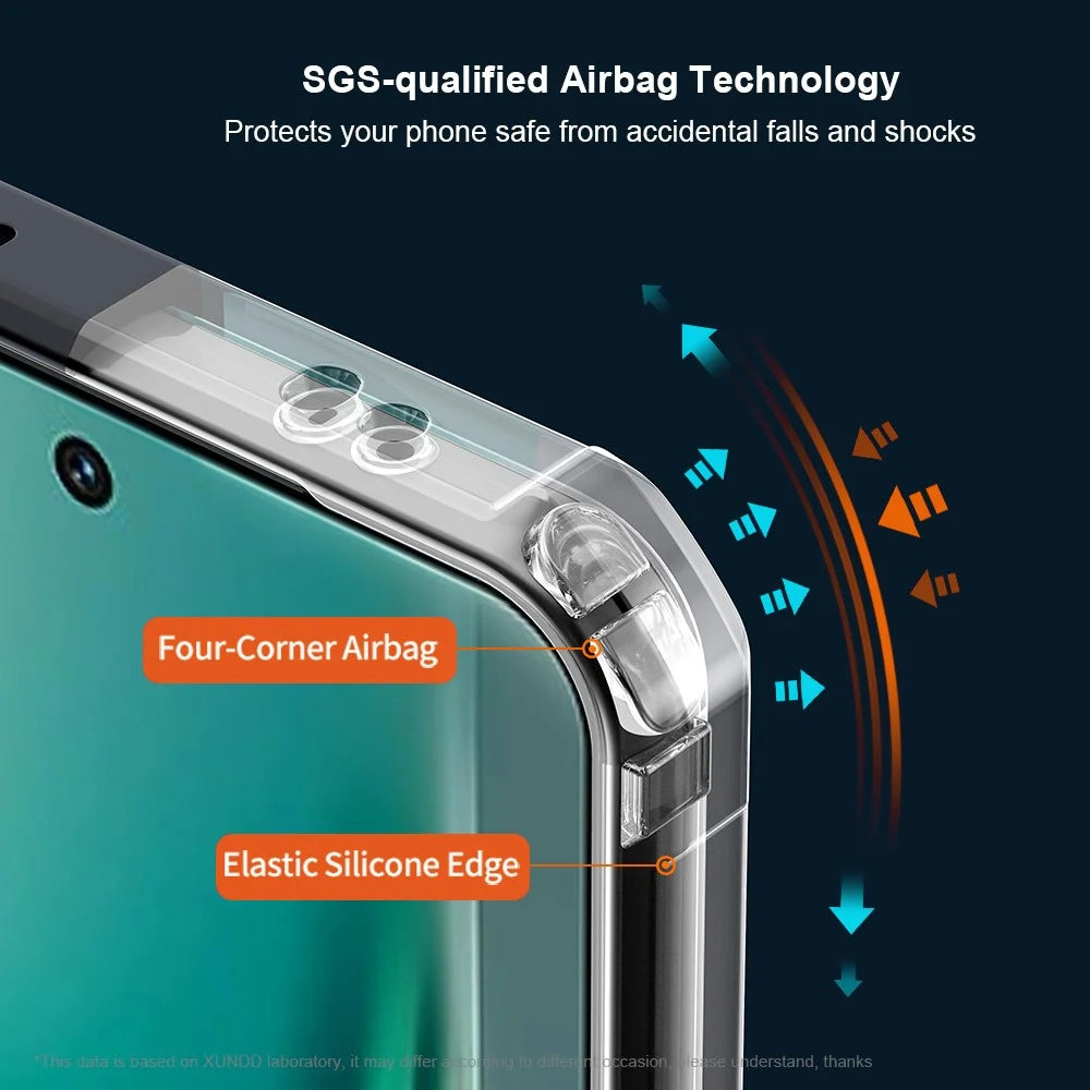 XUNDD For TECNO Camon 40 Premier 5G Case Dropproof TPU + Acrylic Clear Back Phone Cover - 4